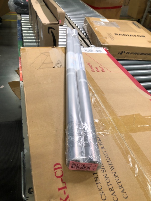 Photo 1 of *2* Reflective Window Film Mirror One Way Daytime Privacy Anti UV Static Cling Window Film Removable Decorative Screen Stickers Black & Silver 6 Mil 35.4 Inch x 6.5 Feet Black Silver 35.4 Inch x 6.5 Feet