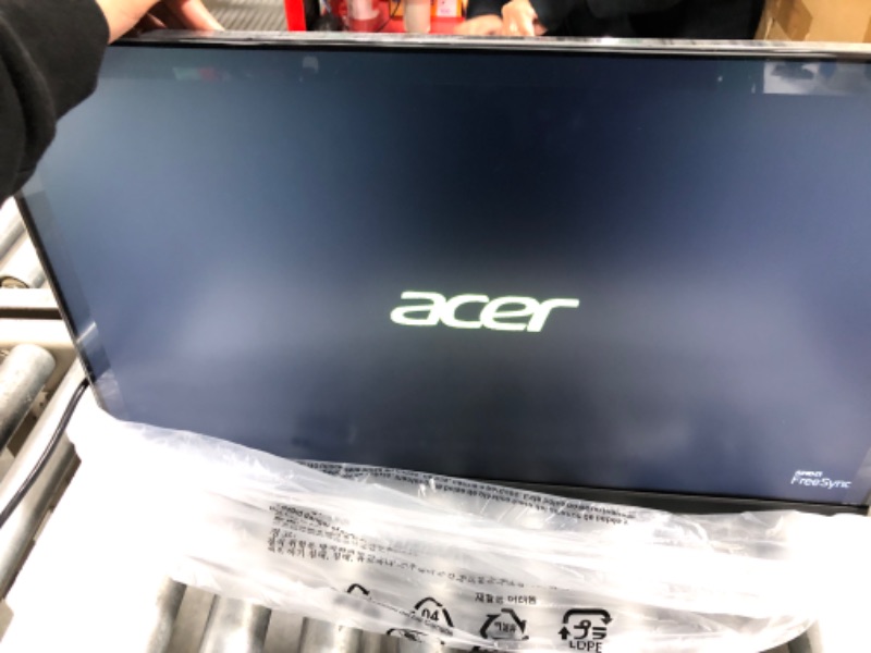 Photo 5 of Acer CB272 Ebmiprx 27" FHD 1920 x 1080 Zero Frame Home Office Monitor | AMD FreeSync | 1ms VRB | 100Hz | 99% sRGB | Height Adjustable Stand with Swivel, Tilt & Pivot (Display Port, HDMI & VGA Ports) 27-inch FHD 100Hz