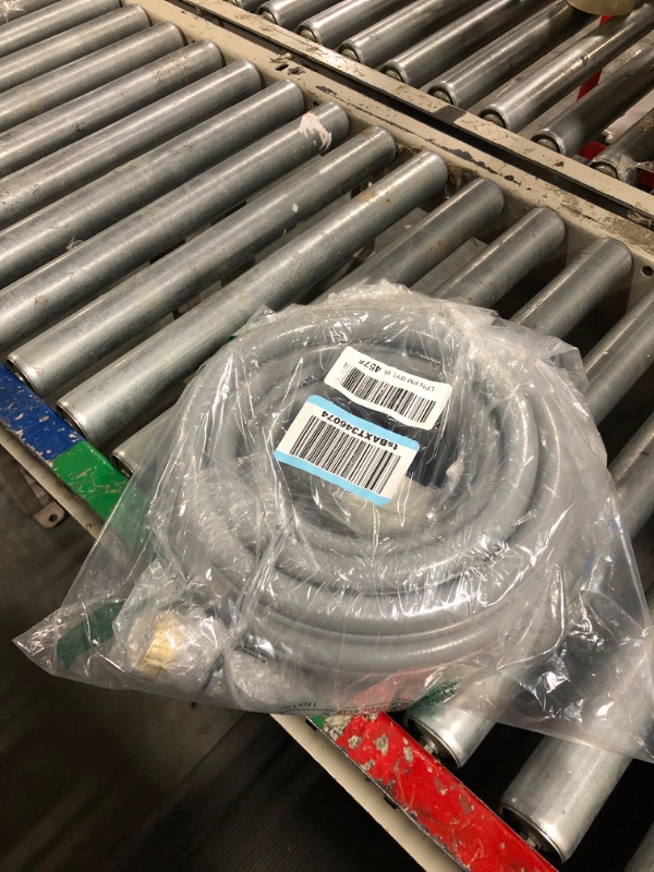 Photo 2 of 100 FT Heated Drinking Fresh Water Hose for rv –Features Watering Hose Line Freeze Protection Down to -20°F/-28°C – 3/4'' Brass Fittings,Garden Hose with Adapter for Connection to Either End of Hoses
