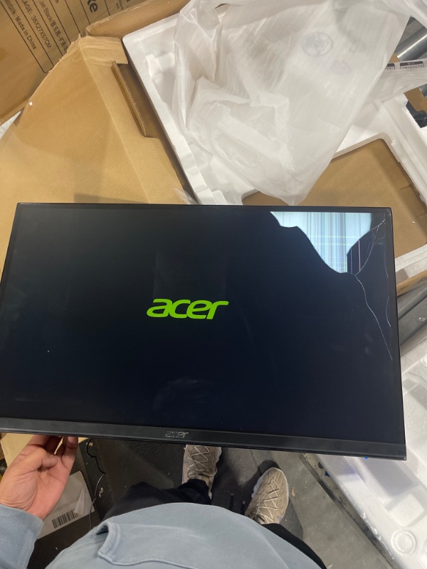 Photo 3 of Acer SA270 Bbmipux 27" Full HD (1920 x 1080) IPS Ultra-Slim Edge-to-Edge Monitor with AMD Radeon FreeSync Technology, 1ms VRB, (USB 3.1 Type-C Port, Display Port & HDMI Port), Black Monitor only 27-inch Type-C