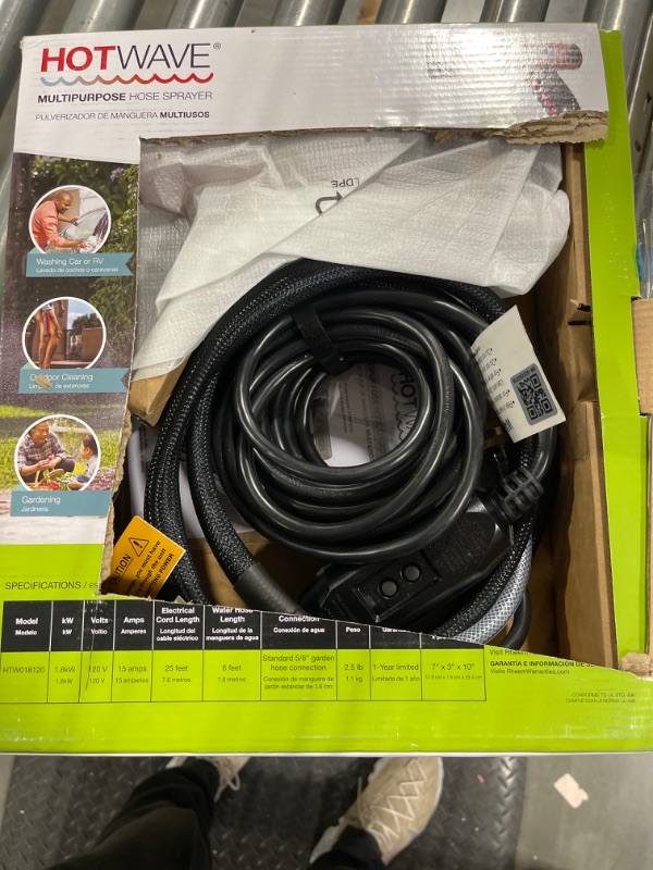 Photo 1 of Rheem HotWave Multipurpose Heated Hose Nozzle Sprayer