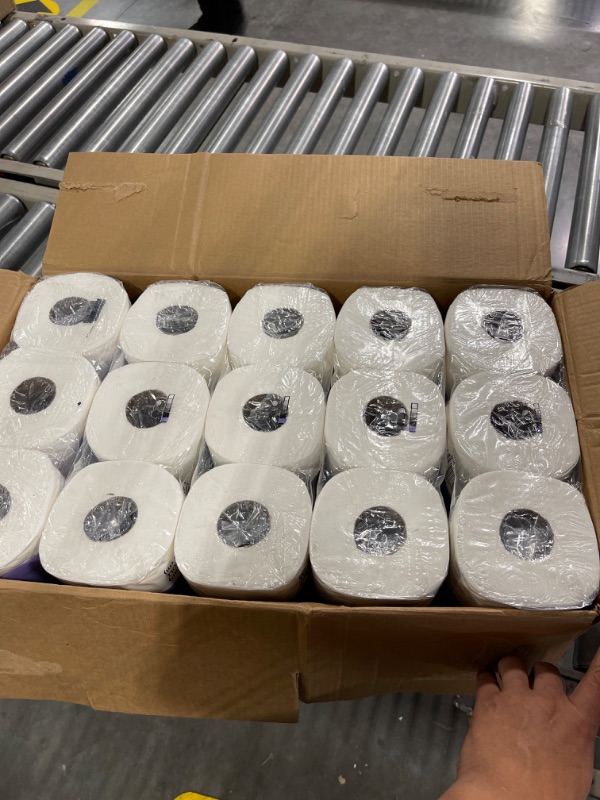 Photo 2 of Amazon Basics Toilet Paper Soft and Strong, 6 rolls