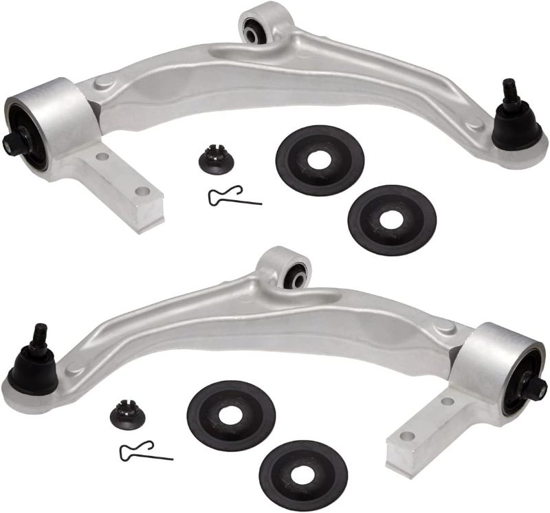 Photo 1 of 2Pc Suspension Front Lower Control Arm and Ball Joint Assembly Compatible With 2009-2015 Ho-nda Pilot (For YF3/YF4 Body Code) (Replace # K621550 K621551 51350SZAA02 51360SZAA02)