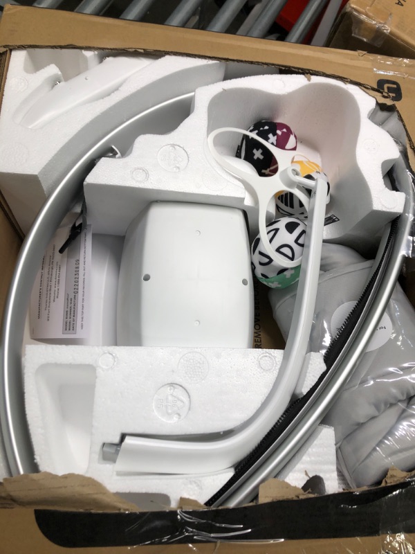 Photo 1 of 4moms MamaRoo Multi-Motion Baby Swing, Bluetooth Baby Swing with 5 Unique Motions, Grey