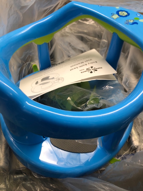 Photo 1 of Baby Bath Seat for Babies 6 Months & Up/Integrated Non-Slip Mat/Infant Bath Seat Ring for Sitting Up in The Tub with Suction Cups (Inapplicable to Textured Tub)