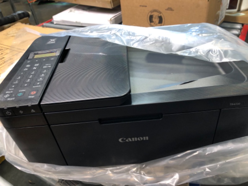 Photo 5 of Canon PIXMA TR4720 Wireless Color All-in-One Inkjet Printer, Black - Print Copy Scan Fax - 4800 x 1200 dpi, Auto 2-Side Printing, 20-Sheet ADF, Tillsiy Printer_Cable