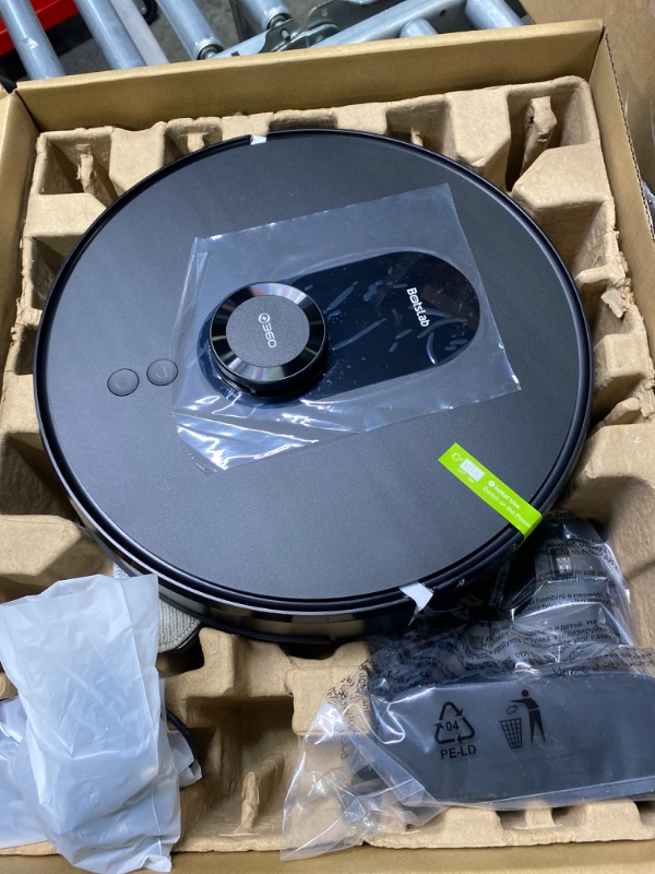 Photo 3 of +360 S8 Pro robot vacuum cleaner and mop, 5,000 mAh battery, LiDAR mapping, Multi-story map management, 150 minutes of autonomy, Ideal for pet hair, Compatible with Alexa and Googl