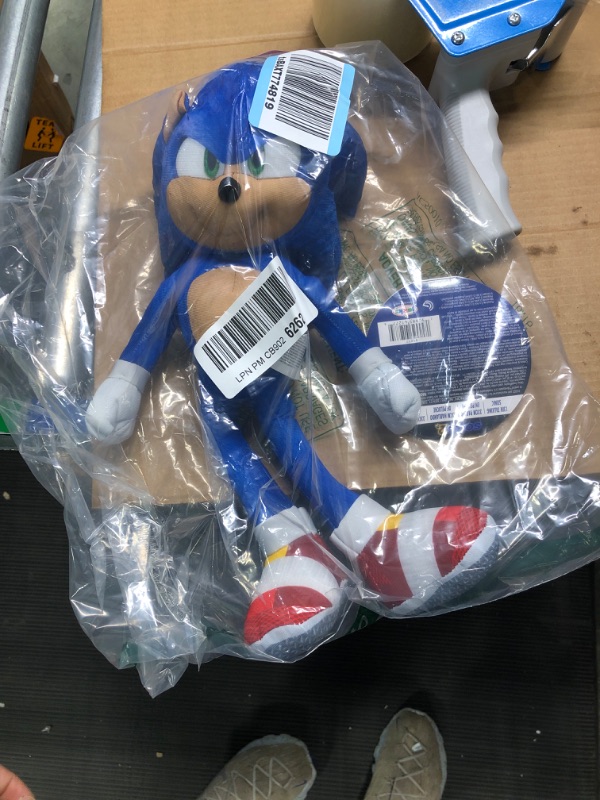 Photo 2 of Sonic the Hedgehog Plush Sonic 2 Movie 13" Talking Sonic Plush,Blue