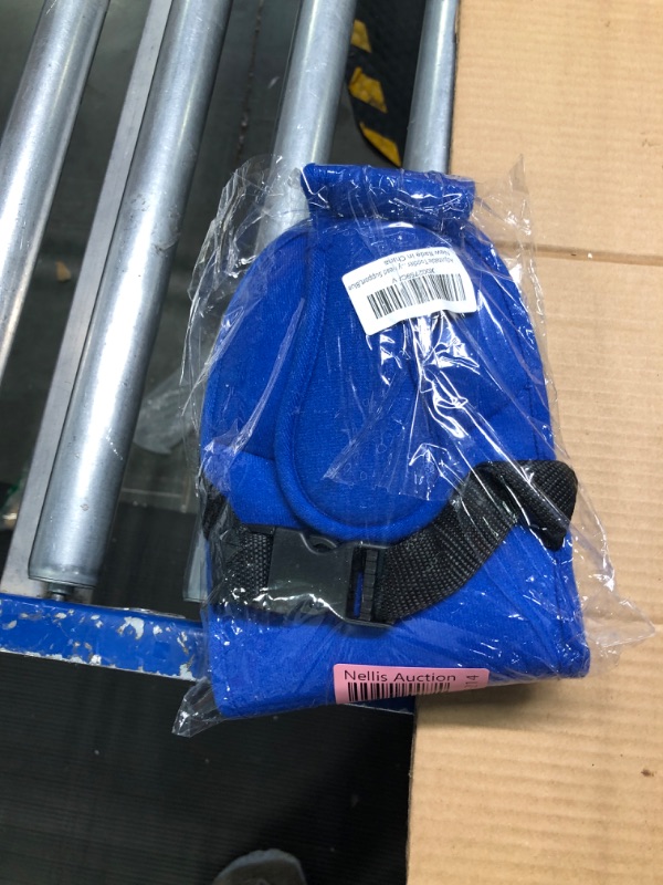 Photo 1 of Adjustable Toddler Car Seat Head Support Band, Carseat Straps Cover, Safety Car Seat Neck Relief, Infants and Baby Head Support,Blue