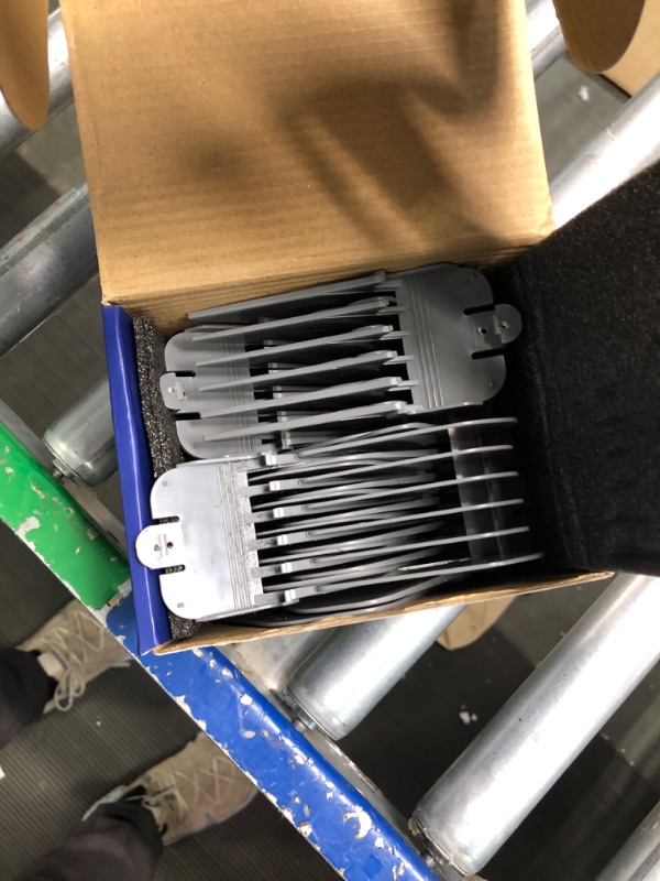 Photo 1 of 3 Inch Hair Clipper Guards, Hair Clipper Cutting Guides/Combs with 8 Cutting Lengths 3in & 2.75in & 2.5in & 2.25in & 2in & 1.75in &1.5in & 1.25in Fit Most Size Wahl Clippers (8pcs Mega 3 Inch, Gray) 8pcs Mega 3 Inch Gray