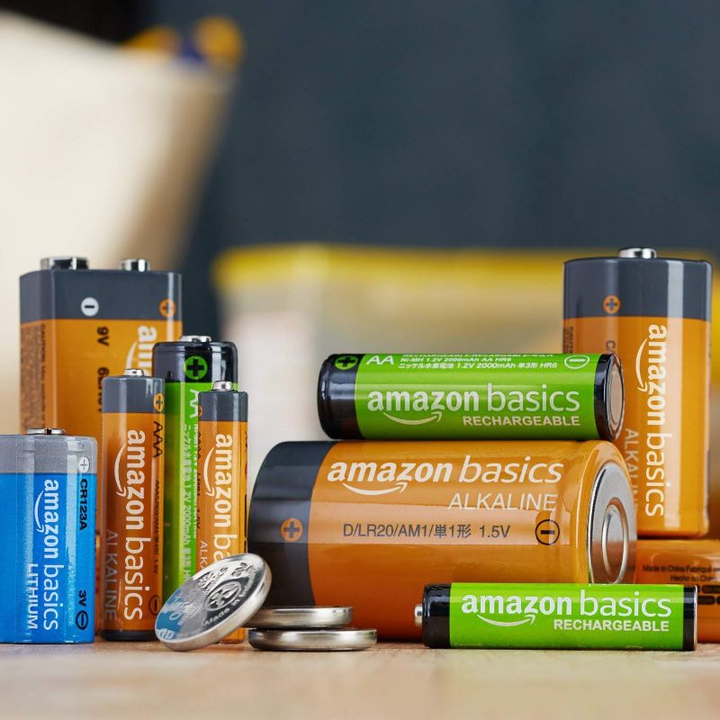 Photo 2 of Amazon Basics 20-Pack AA Alkaline High-Performance Batteries, 1.5 Volt, 10-Year Shelf Life