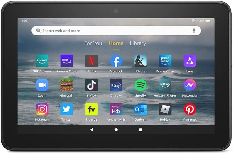 Photo 1 of 
Amazon Fire 7 tablet, 7” display, read and watch, under $60 with 10-hour battery life, (2022 release), 16 GB, Black
