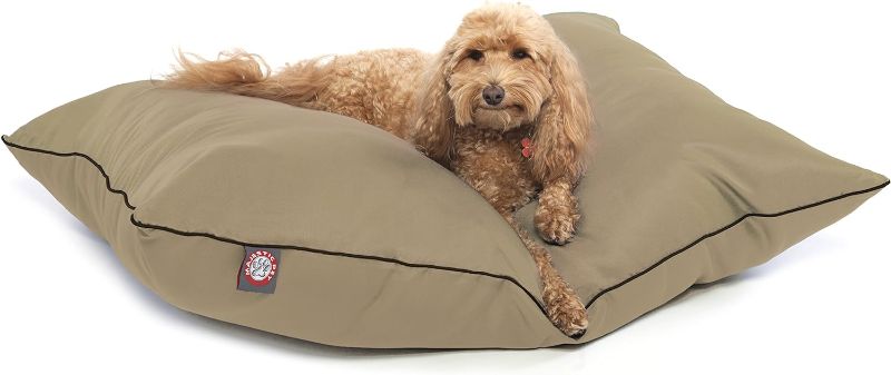 Photo 1 of 28x35 Khaki Super Value Pet Dog Bed By Majestic Pet Products Medium
