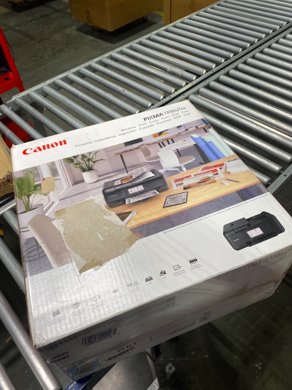 Photo 2 of Canon TR8620a All-in-One Printer Home Office | Copier |Scanner| Fax |Auto Document Feeder | Photo and Document | Airprint (R) and Android, Black