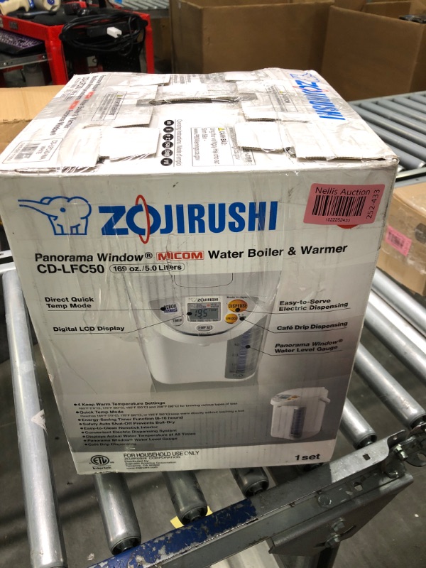 Photo 4 of Zojirushi Micom Water Boiler and Warmer, 169 oz/5.0 L, White 169 oz/5.0 L Boiler