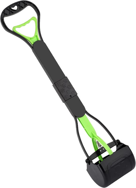 Photo 1 of 28inch Non-Breakable Pooper Scooper for Dogs, Long Handle Foldable Portable Dog Scooper with High Strength Durable Spring, Easy to Pick Up for Grass and Gravel
