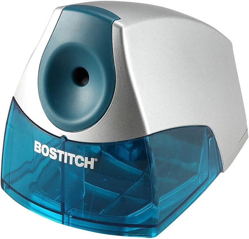 Photo 1 of Bostitch Office Personal Electric Pencil Sharpener, Powerful Stall-Free Motor, High Capacity Shavings Tray, 