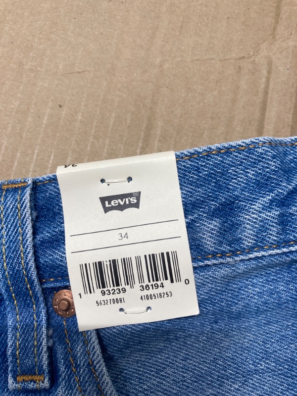 Photo 4 of Levi's Women's Premium 501 Original Shorts ?????(Also Available in Plus) 34 Athens Mid Short - Medum Indigo