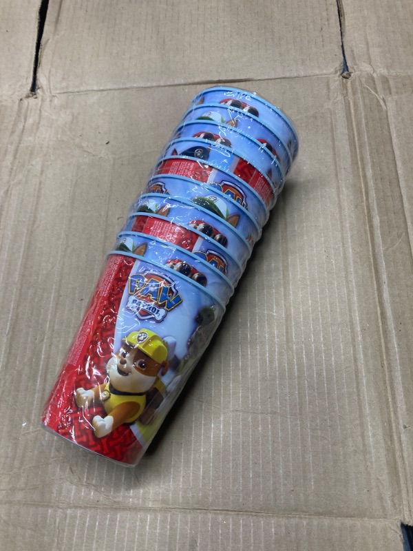 Photo 1 of American Greetings Paw Patrol Party Supplies, 16 oz. Reusable Plastic Party Cups (12-Count)