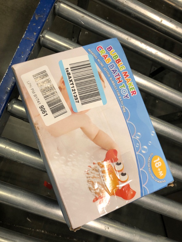 Photo 1 of ?2024 Upgrade?Crab Bubble Bath Toys, USB Rechargeable Baby Bath Bubble Maker for Toddlers, Automatic Bathtub Bubble Machine with Music, Bathtime Shower Bath Toys for Infants Kids Age 1-3 Easter Gifts