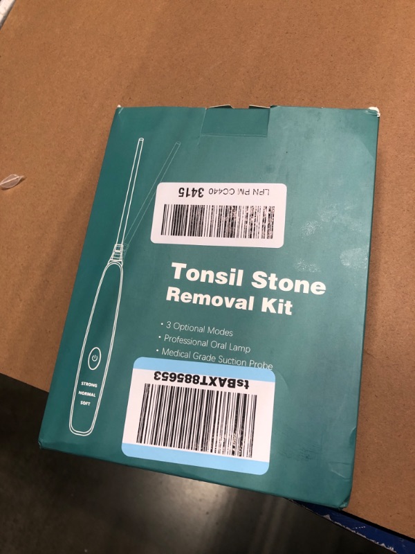 Photo 2 of Tonsil Stone Remover Vacuum Electronic Tonsil Stone Removal Kit Instant Suction Tool Oral Irrigator Tonsil Stones Syringe Tongue Depressor 5X Magnifying Mirror 3 Modes Easy to Use