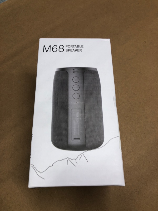 Photo 2 of Bluetooth Speakers,MusiBaby Speaker,Outdoor, Portable,Waterproof,Wireless Speaker,Dual Pairing, Bluetooth 5.0,Loud Stereo,Booming Bass,1500 Mins Playtime for Home,Party (Black, M68)