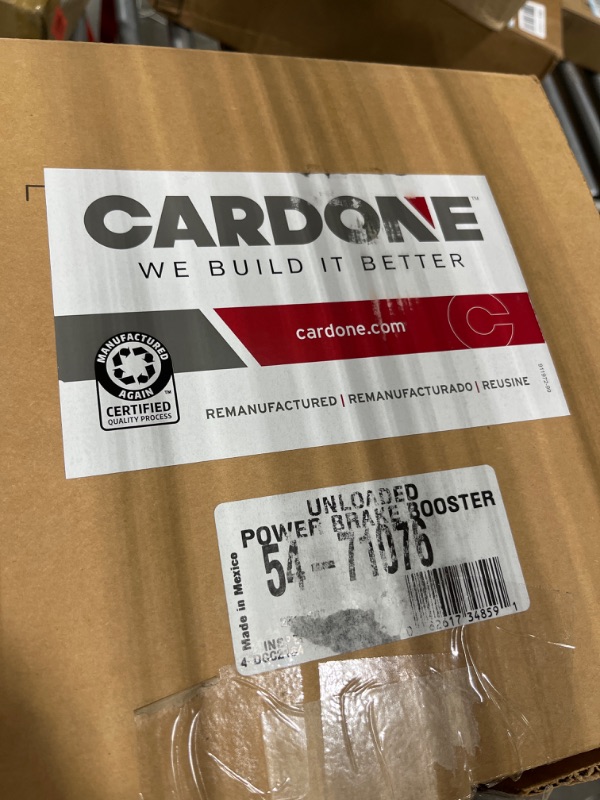 Photo 3 of Cardone 54-71076 Remanufactured Vacuum Power Brake Booster without Master Cylinder (Renewed)