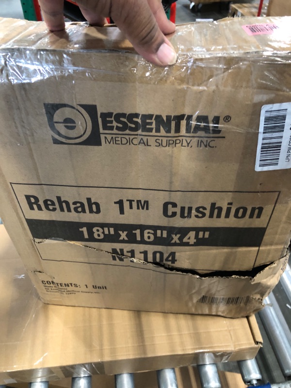 Photo 1 of Essential Medical Supply Rehab 1 Cushion with Higher Density for Additional Support, 18 Inch X 16 Inch X 4 Inch