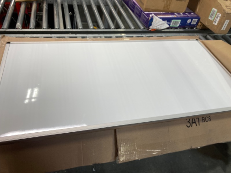 Photo 3 of VIZ-PRO Magnetic Dry Erase Board, 48 X 24 Inches, Silver Aluminium Frame