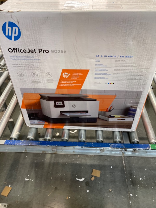 Photo 2 of HP OfficeJet Pro 9125e All-in-One Printer, Color, Printer-for-Small Medium Business, Print, Copy, scan, fax, Instant Ink Eligible; Print from Phone or Tablet; Touchscreen; Smart Advance Scan;

