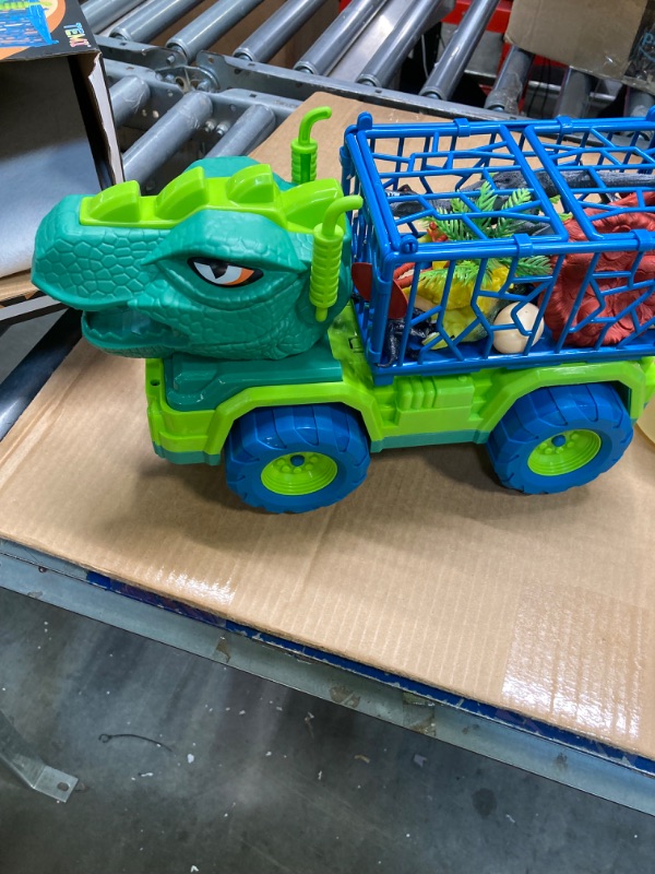 Photo 1 of Dinosaur Truck Toys for Kids Boys 3-5, Dinosaur Transport Car Carrier Truck with Activity Play Mat, 43 PCS T-Rex Dinosaur Playset for 2 3 4 5 6 7 8 Years Old Kids Boys Toddler
