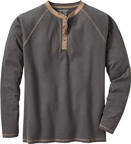 Photo 1 of Legendary Whitetails Men's Recluse Henley Charcoal XX-Large