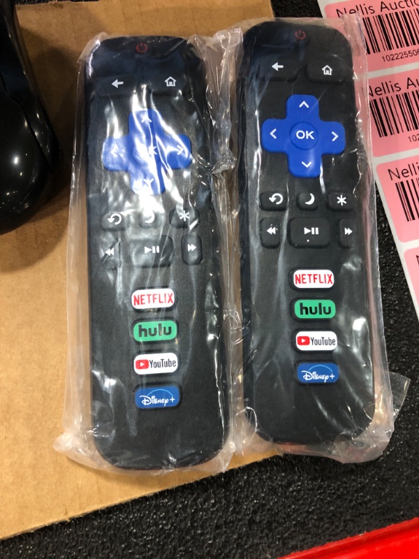 Photo 2 of (Pack of 2) Replaced Remote Control Only for Roku TV, Compatible for TCL Roku/Hisense Roku/Onn Roku/Sharp Roku/Element Roku/Westinghouse Roku/Philips Roku Series Smart TVs (Not for Roku Stick and Box)