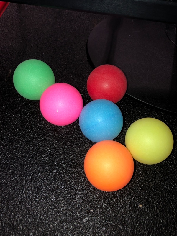 Photo 1 of Colored Ping Pong Balls 6 Pack