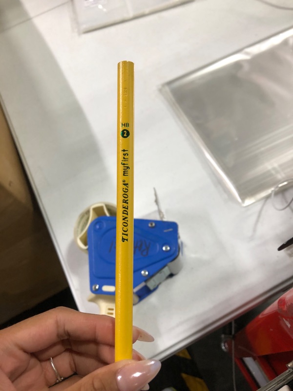 Photo 2 of Ticonderoga Beginner Wood-Cased Pencils, #2 HB Soft, Yellow, 12 Count (X13080)