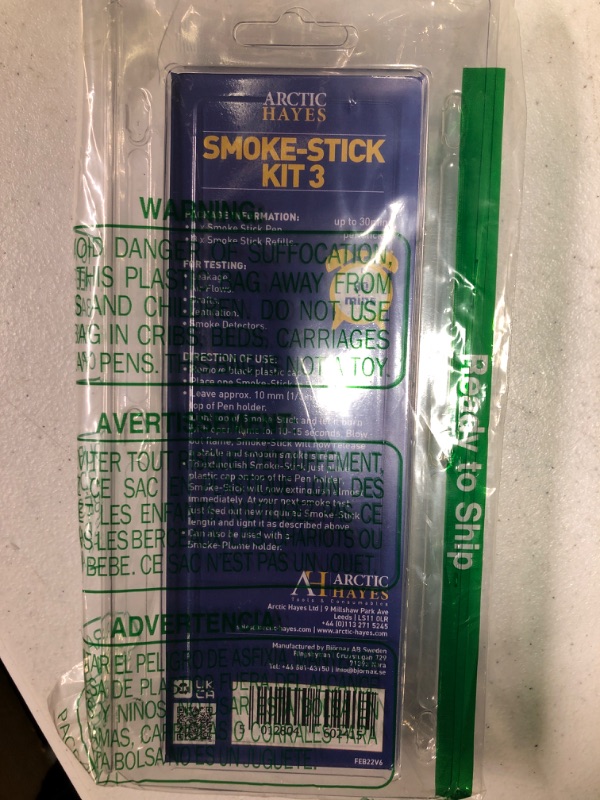 Photo 3 of Arctic Hayes 333113 1 x Kit with 3 Smoke, Test Slight Air-Movement, Gas Spillage & Mandatory CO Spillage Checks of Boiler/Case Sills, Pen + 3 Sticks, Orange 1 Orange