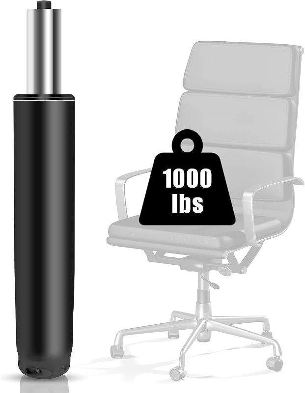 Photo 1 of 5.5 inch Office Chair Gas Lift Cylinder-Office Chair Replacement Parts,Universal Size Fits Most Chairs,Heavy Duty Gas Lift Hydraulic/Pneumatic Piston for Office Chair (Black)
