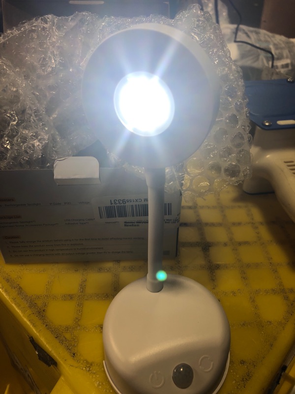 Photo 2 of 
hutrsate Wireless LED Motion Sensor Lamp Rechargeable Eye Protection Wardrobe Stair Lamp Flicker Stepless Dimming..