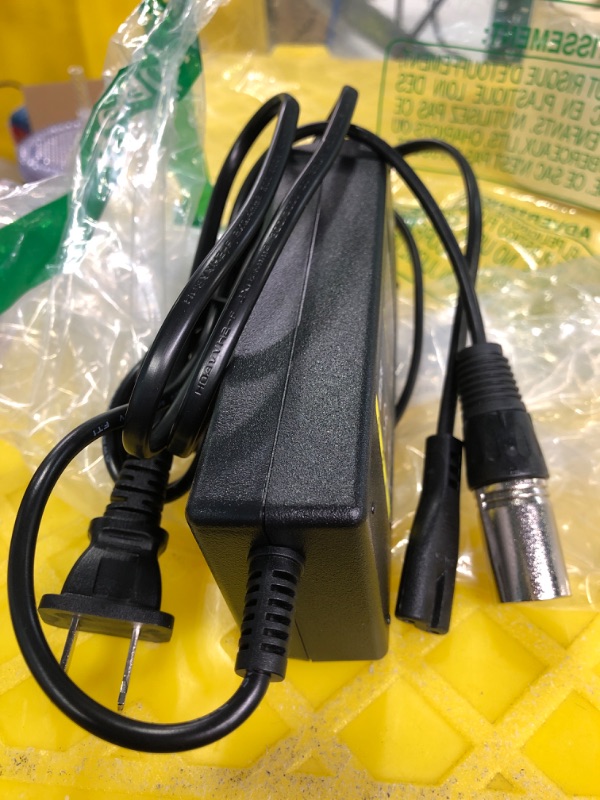 Photo 2 of 36V Electric Bike Charger 42V2A Out Put Lithium Battery Charger 10 Series Male 3-Pin XLR Socket/Connector