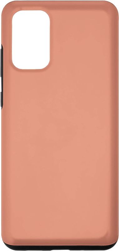 Photo 1 of Galaxy S20+ Simple Chic Solid Color Pastel Papaya Coral Peach Case
