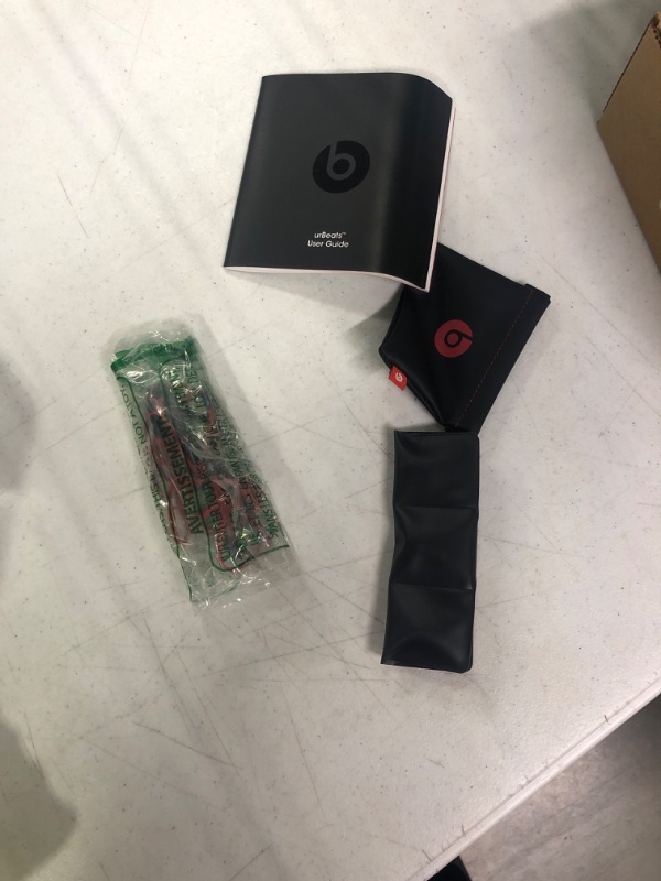 Photo 2 of Beats By Dr. Dre UrBeats3 Wired In-Ear Headphones w/ 3.5mm Plug - Black / Red 
