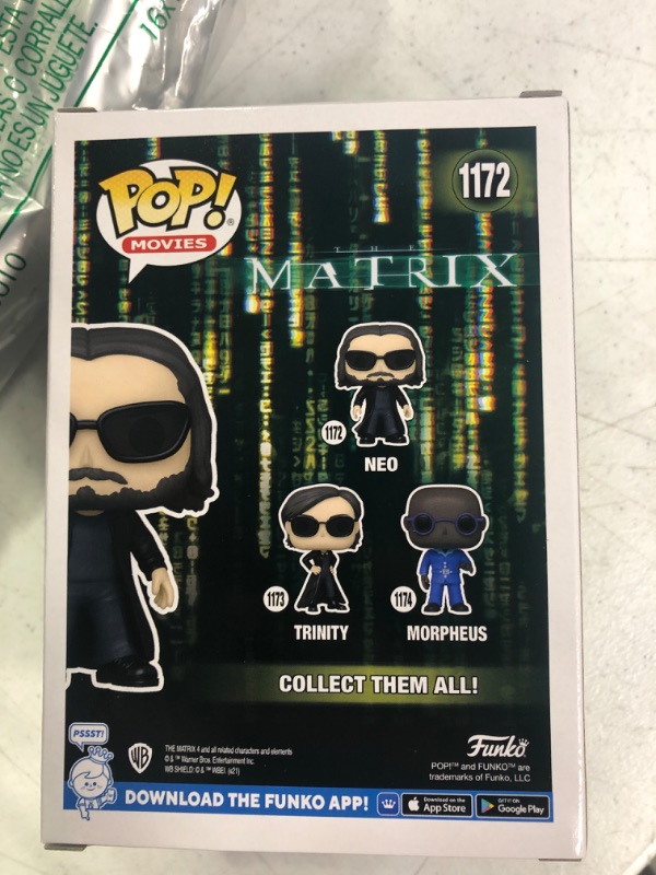 Photo 3 of Funko POP! Movies: The Matrix Resurrections - Neo Vinyl Figure