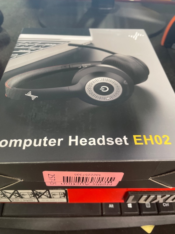 Photo 1 of Wireless Headset with AI Noise Cancelling Microphone Bluetooth Headset - Bluetooth V5.2 Headphones with USB Dongle & Mic Mute for Computer/Laptop/PC/iPhone/Android/Cell Phones/Zoom/Ms Teams/Skype