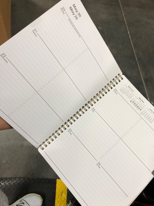 Photo 3 of Planner 2023-2024 - Academic Planner 2023-2024 from July 2023 - June 2024, Weekly & Monthly Planner with To-Do List, 8" x 10", Twin Wire Binding Perfect for Planning Your Home or Office Black