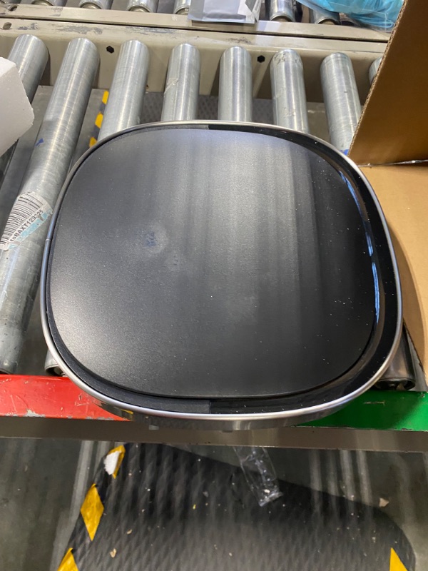 Photo 1 of SONGMICS Motion Sensor Trash Can, 13 Gallon Automatic Kitchen Garbage Can, Multi-Colored Indicator Lights, Ozone Odor Control, Stay-Open Lid, Tall, Stainless Steel, Silver ULTB620E50 Motion Sensor Trash Can Silver