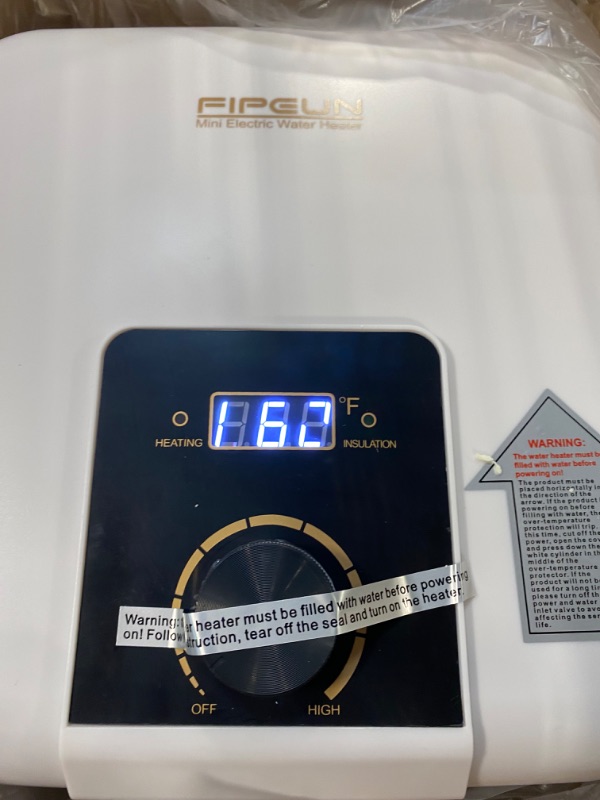 Photo 1 of 110V-120V 1.5Kw Small Under Sink Tank 2.5 Gallon Water Heater Hot Storage?Mini Instant Electric RV TR Trailer Kitchen Compact Point-of-Use,2 PCs 16” Long 1/2”FIP Stainless Steel Water Hoses 9.5L…
