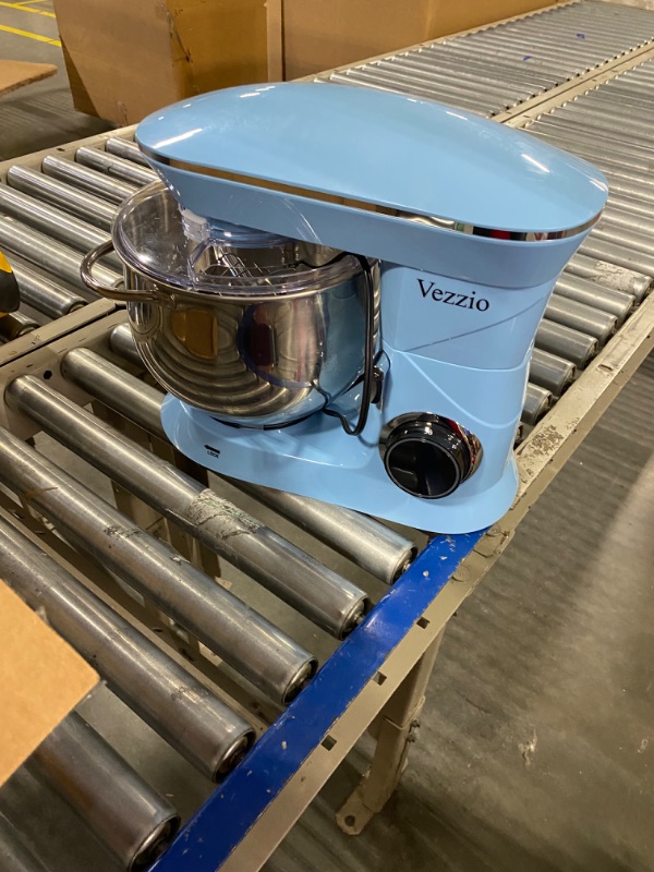 Photo 3 of ***FOR PARTS ONLY*** 

9.5 Qt Stand Mixer, 10-Speed Tilt-Head Food Mixer, Vezzio 660W Kitchen Electric Mixer with Stainless Steel Bowl, Dishwasher-Safe Attachments for Most Home Cooks (Blue)