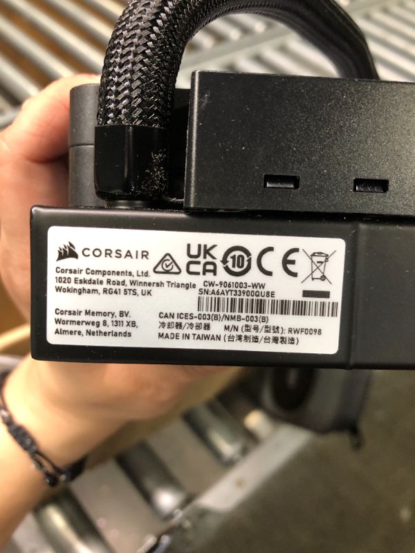 Photo 1 of CORSAIR iCUE Link H150i LCD Liquid CPU Cooler - 360mm AIO - QX120 RGB Fans - 2.1” IPS LCD Screen - Fits Intel LGA 1700, AMD AM5 - iCUE Link System Hub Included - Black Black 360mm AIO