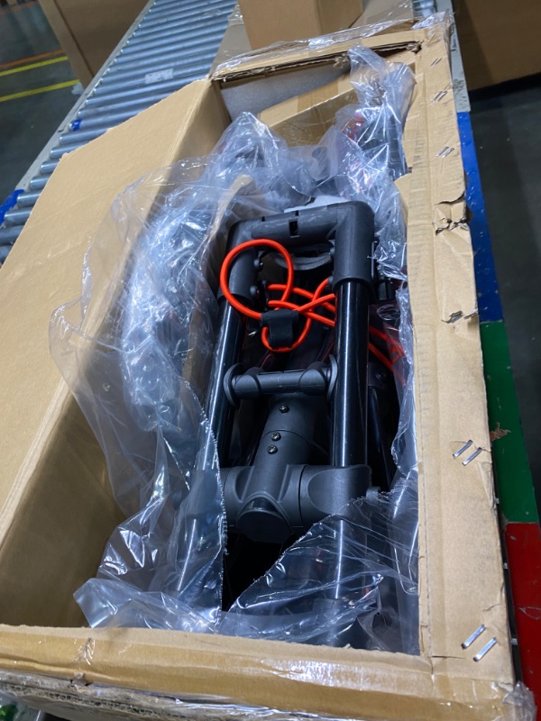 Photo 3 of KVV 3 Wheel 360 Rotating Front Wheel Golf Push Cart Open and Close in ONE Second-Free Umbrella Holder Included Red/Black