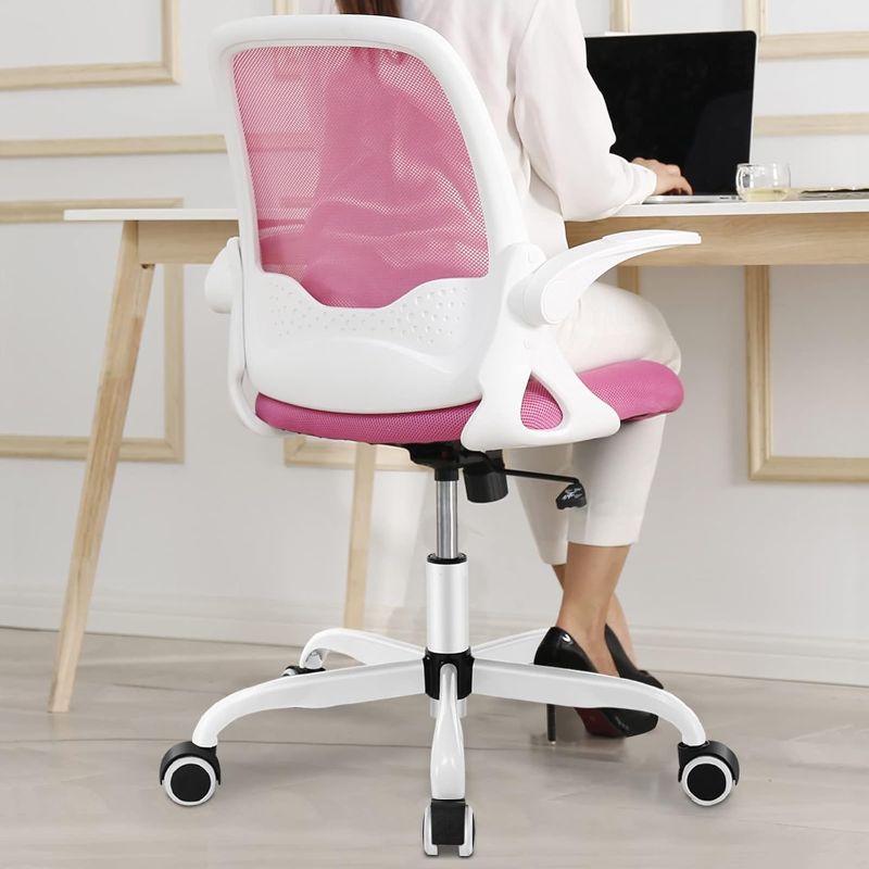 Photo 1 of KERDOM Office Chair, Ergonomic Desk Chair, Breathable Mesh Computer Chair, Comfy Swivel Task Chair with Flip-up Armrests and Adjustable Height
